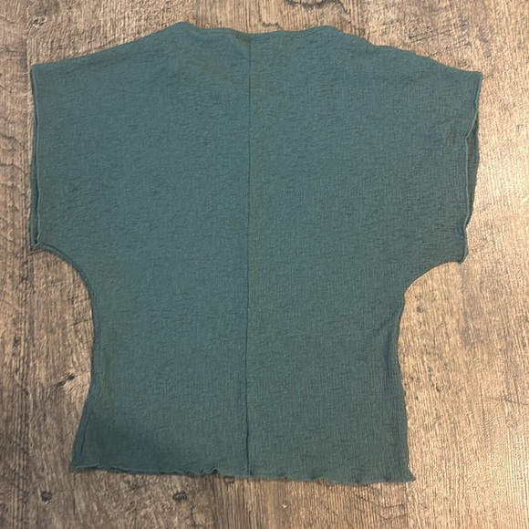 Zara Teal Women's Blouse - Picture 3 of 4